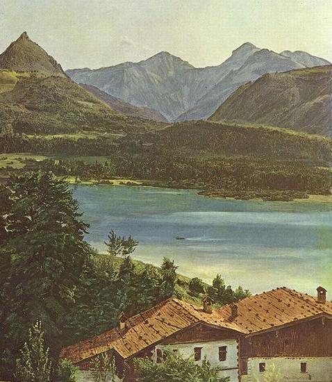 Ferdinand Georg Waldmuller Wolfgangsee oil painting image